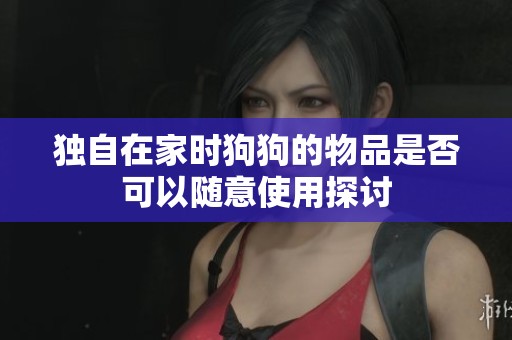 獨自在家時狗狗的物品是否可以隨意使用探討