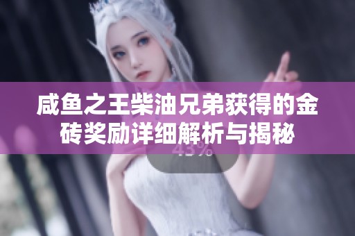 咸魚之王柴油兄弟獲得的金磚獎勵詳細解析與揭秘