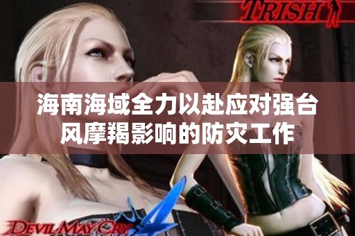 海南海域全力以赴應(yīng)對強臺風摩羯影響的防災(zāi)工作