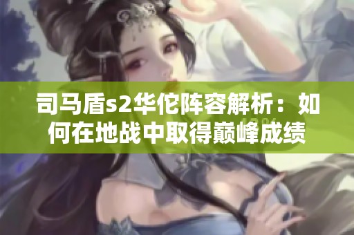 司馬盾s2華佗陣容解析：如何在地戰中取得巔峰成績