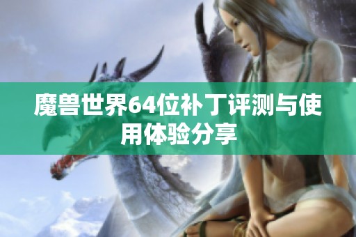 魔獸世界64位補(bǔ)丁評(píng)測(cè)與使用體驗(yàn)分享