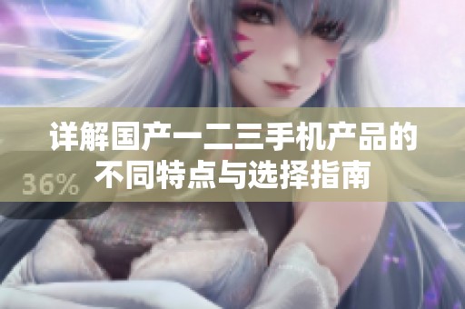 詳解國產一二三手機產品的不同特點與選擇指南