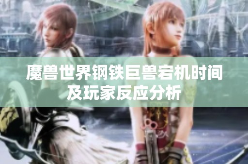 魔獸世界鋼鐵巨獸宕機時間及玩家反應分析