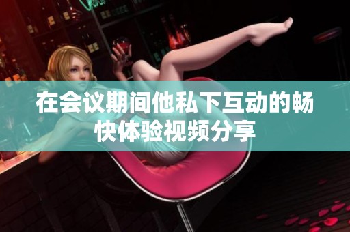在會議期間他私下互動的暢快體驗視頻分享