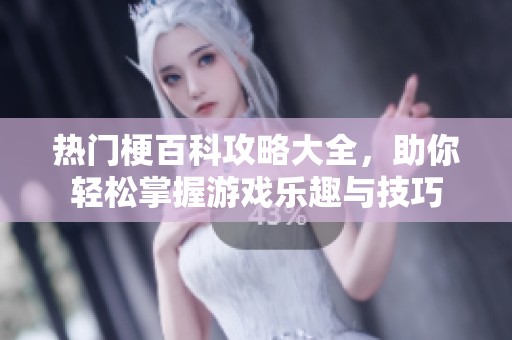 熱門梗百科攻略大全，助你輕松掌握游戲樂趣與技巧