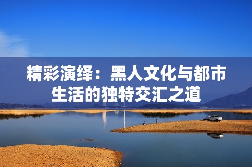 精彩演繹：黑人文化與都市生活的獨特交匯之道