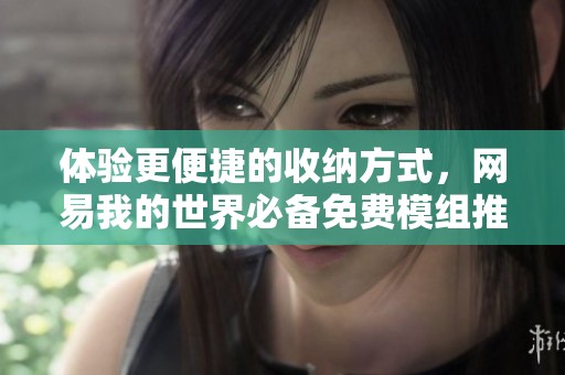 體驗更便捷的收納方式，網易我的世界必備免費模組推薦！
