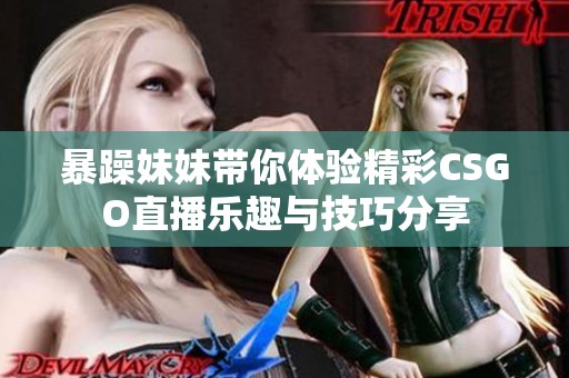 暴躁妹妹帶你體驗(yàn)精彩CSGO直播樂趣與技巧分享