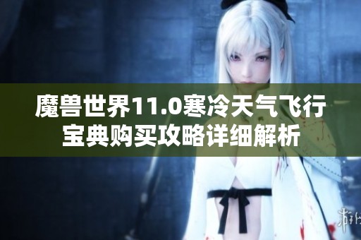 魔獸世界11.0寒冷天氣飛行寶典購買攻略詳細解析