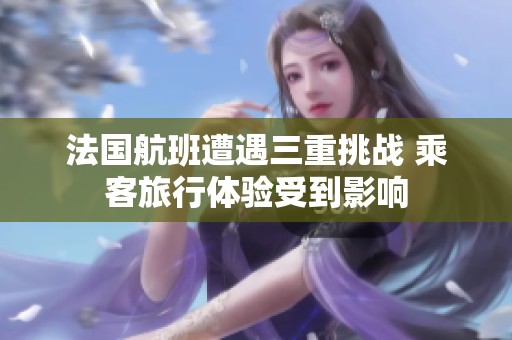 法國航班遭遇三重挑戰 乘客旅行體驗受到影響