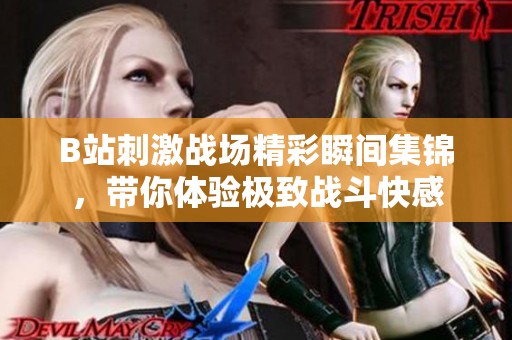 B站刺激戰(zhàn)場精彩瞬間集錦，帶你體驗極致戰(zhàn)斗快感